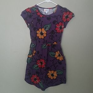 Girls Lula Roe dress with pockets